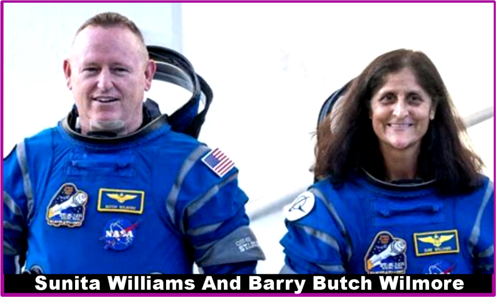 Sunita Williams and Barry Butch